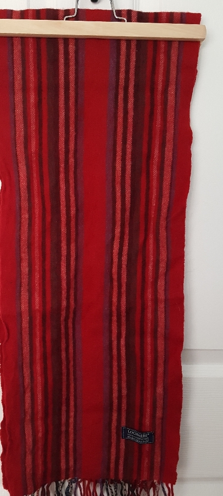 Lochmere Red 100% Cashmere Scarf